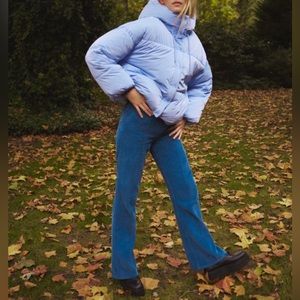 Zara Wide Leg Corduroy Pants